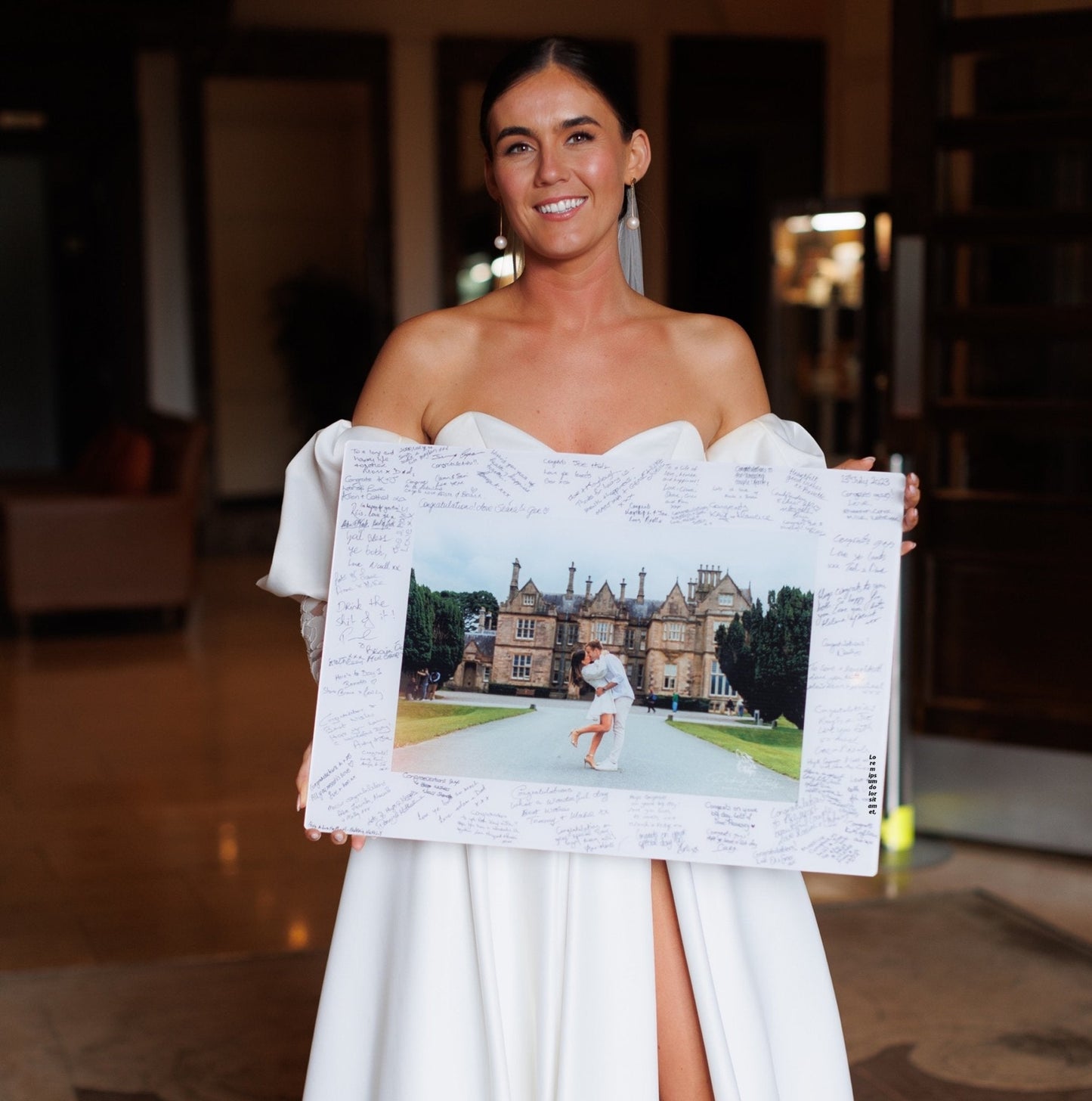 Wedding Plexiglass Guest Book