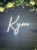 Surname LED neon wedding sign display - Partysigns.ie