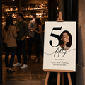 50th Birthday Welcome sign