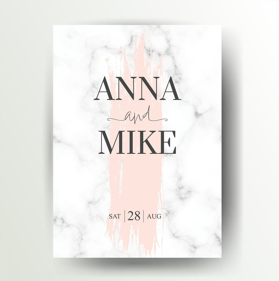 Marble personalised welcome wedding sign - Partysigns.ie