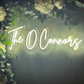 Personalised surname LED neon wedding sign - Partysigns.ie