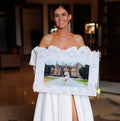 Personalised plexiglass wedding guest book - Partysigns.ie